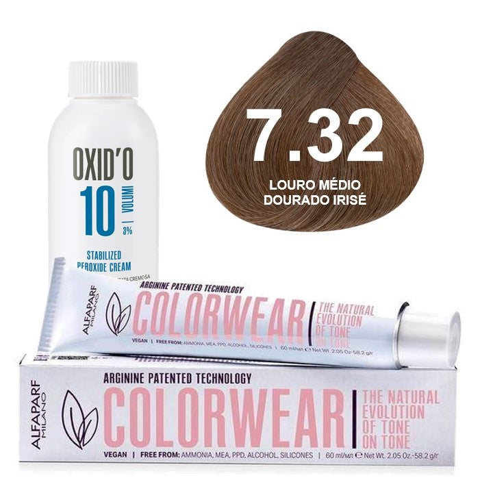 Kit Tonalizante Alfaparf Color Wear Marrons Quentes + Ox de Sua Preferência