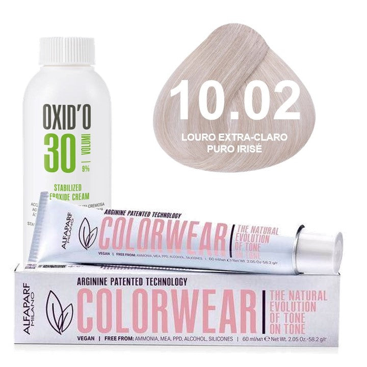 Kit Tonalizante Alfaparf Color Wear Marrons Frios + Ox de Sua Preferência
