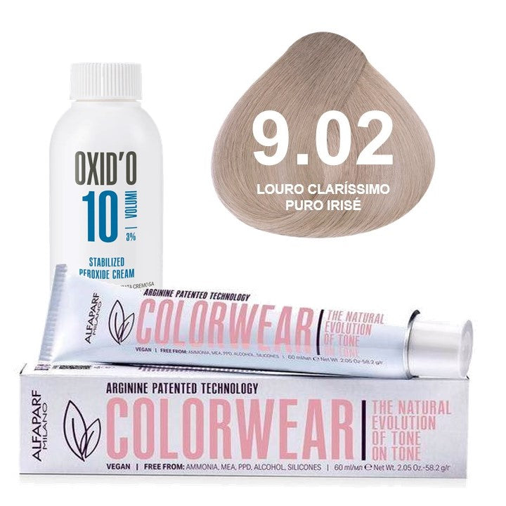 Kit Tonalizante Alfaparf Color Wear Marrons Frios + Ox de Sua Preferência