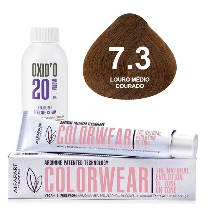 Kit Tonalizante Alfaparf Color Wear Louro e Especiais + Ox de Sua Preferência