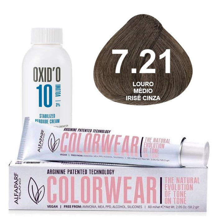 Kit Tonalizante Alfaparf Color Wear Marrons Frios + Ox de Sua Preferência