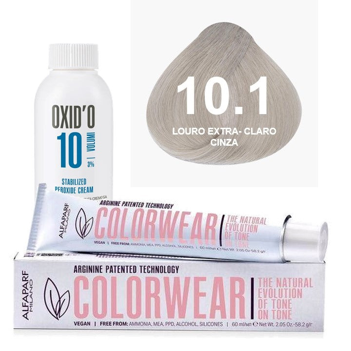 Kit Tonalizante Alfaparf Color Wear Marrons Frios + Ox de Sua Preferência