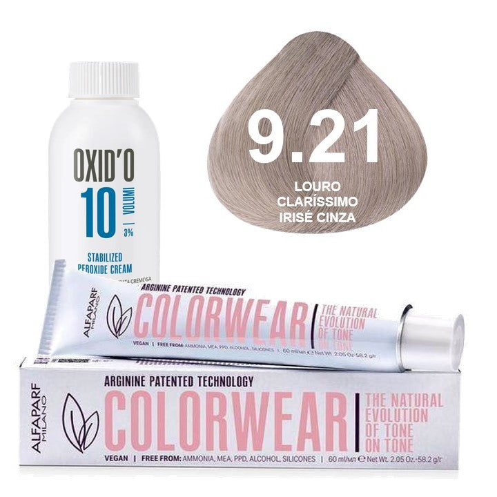 Kit Tonalizante Alfaparf Color Wear Marrons Frios + Ox de Sua Preferência