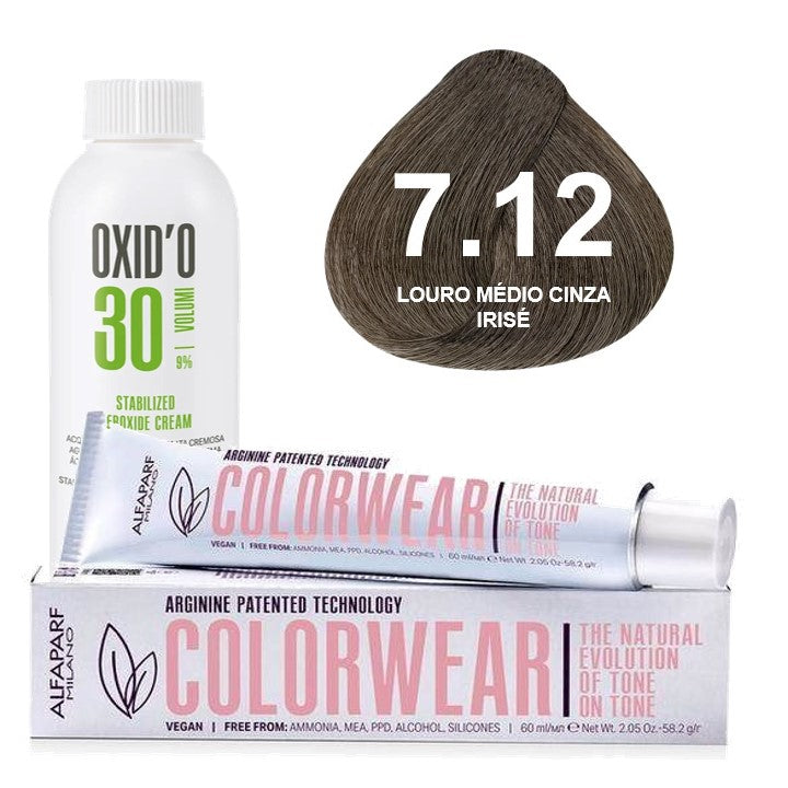 Kit Tonalizante Alfaparf Color Wear Marrons Frios + Ox de Sua Preferência