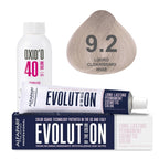 Kit Coloração Alfaparf Evolution Marrons Frios + Ox de Sua Preferência