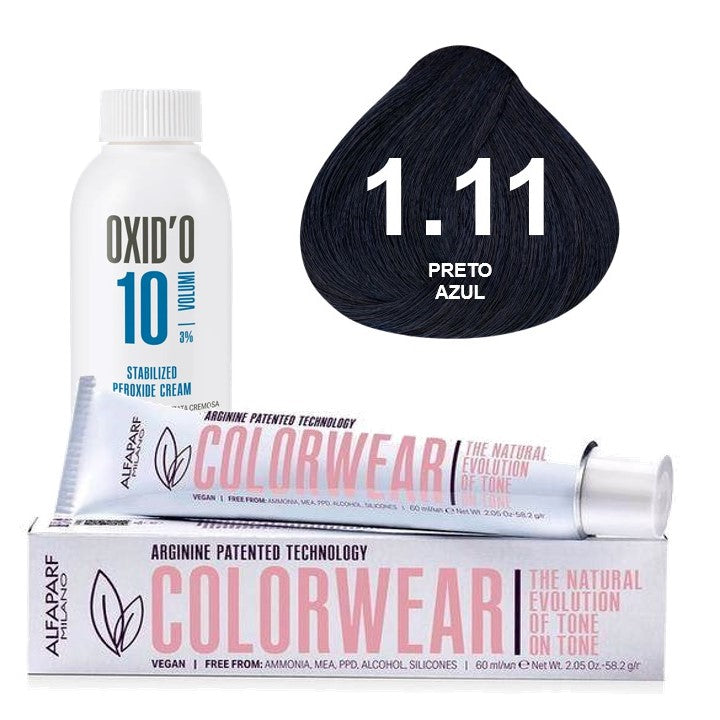 Kit Tonalizante Alfaparf Color Wear Marrons Frios + Ox de Sua Preferência