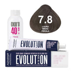 Kit Coloração Alfaparf Evolution Marrons Frios + Ox de Sua Preferência