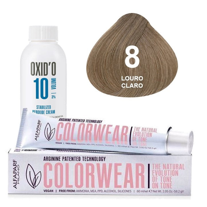 Kit Tonalizante Alfaparf Color Wear Naturais + Ox de Sua Preferência