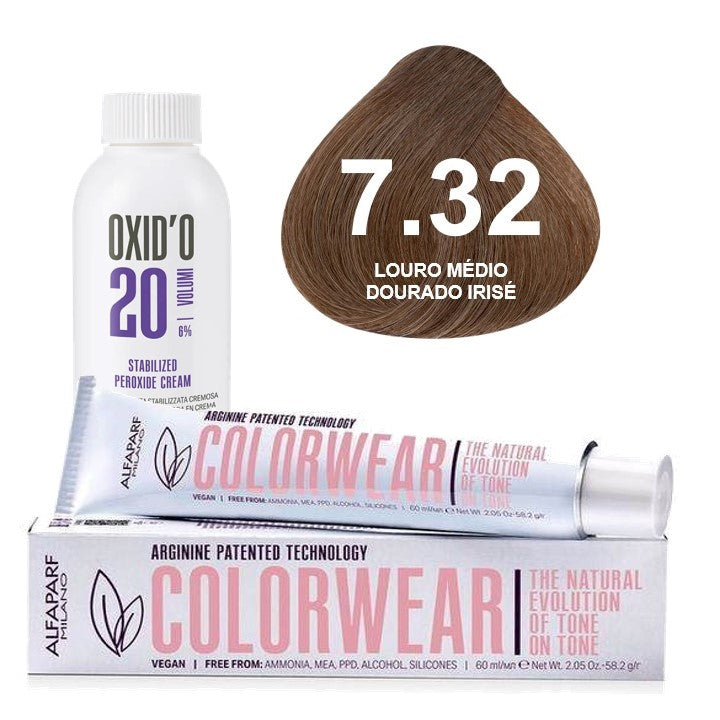 Kit Tonalizante Alfaparf Color Wear Marrons Quentes + Ox de Sua Preferência