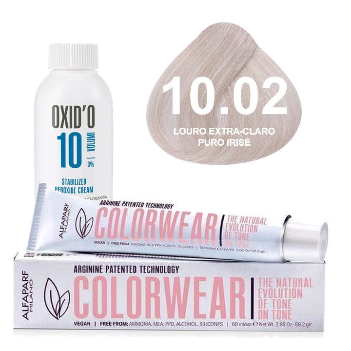 Kit Tonalizante Alfaparf Color Wear Marrons Frios + Ox de Sua Preferência