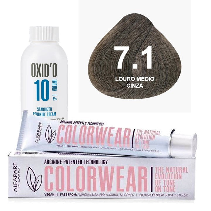Kit Tonalizante Alfaparf Color Wear Marrons Frios + Ox de Sua Preferência