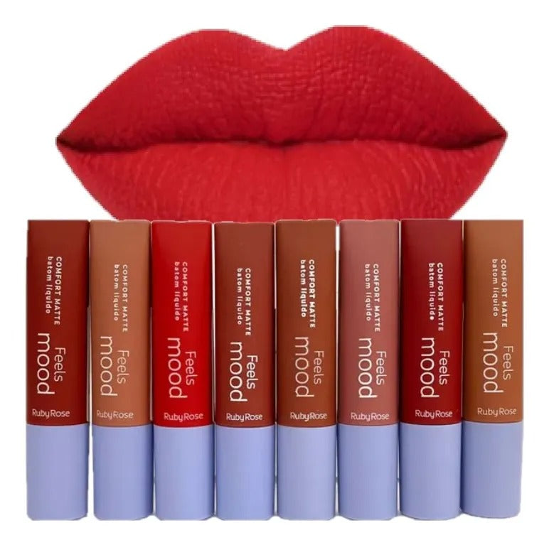 Batom Matte Ruby Rose HB-8230. Escolha sua cor —  Ruby Rose