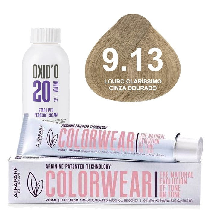 Kit Tonalizante Alfaparf Color Wear Louro e Especiais + Ox de Sua Preferência