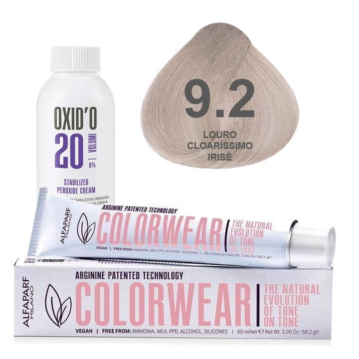 Kit Tonalizante Alfaparf Color Wear Marrons Frios + Ox de Sua Preferência