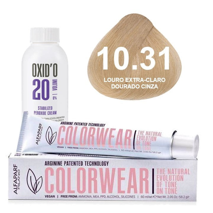 Kit Tonalizante Alfaparf Color Wear Louro e Especiais + Ox de Sua Preferência
