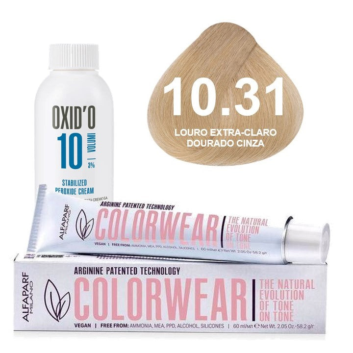Kit Tonalizante Alfaparf Color Wear Louro e Especiais + Ox de Sua Preferência