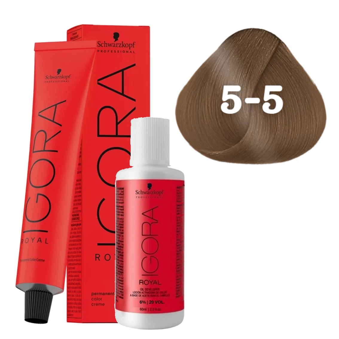 Coloração Schwarzkopf Igora Royal + Ox 20 Vol — Selecione a Cor