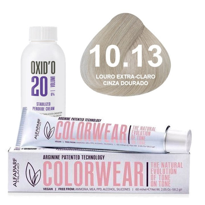Kit Tonalizante Alfaparf Color Wear Louro e Especiais + Ox de Sua Preferência