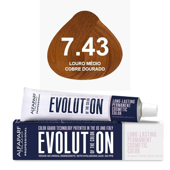 Coloração Alfaparf Evolution Cobre. Escolha a sua.