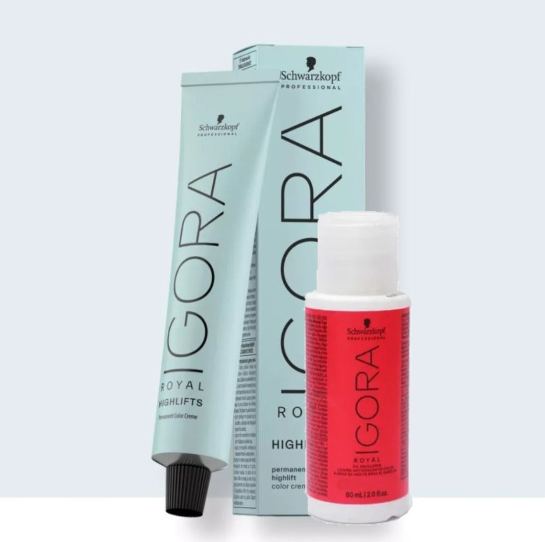 Kit Igora Righlift Escolha o Tom e Volume da Água Oxigenada — Kit Coloração Schwarzkopf