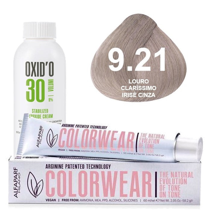Kit Tonalizante Alfaparf Color Wear Marrons Frios + Ox de Sua Preferência