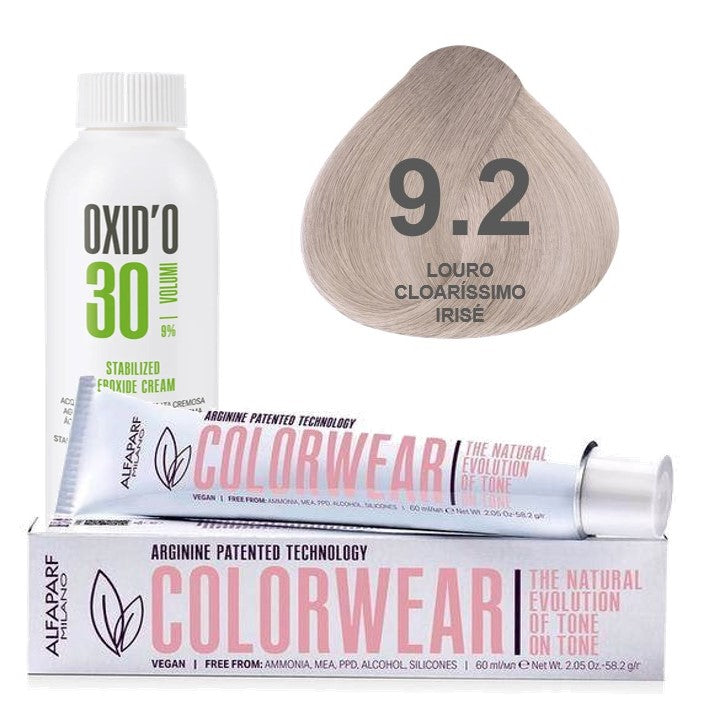 Kit Tonalizante Alfaparf Color Wear Marrons Frios + Ox de Sua Preferência