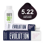 Kit Coloração Alfaparf Evolution Marrons Frios + Ox de Sua Preferência