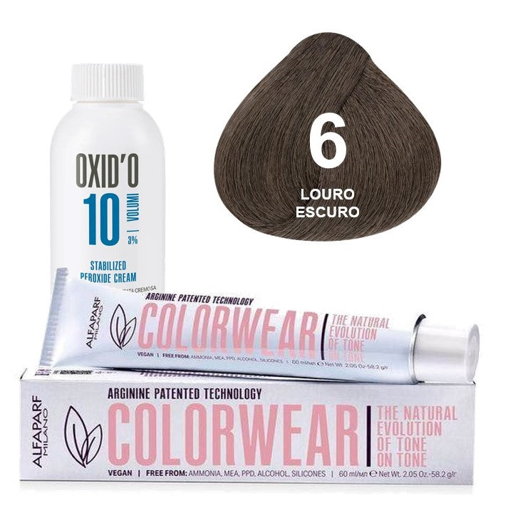 Kit Tonalizante Alfaparf Color Wear Naturais + Ox de Sua Preferência