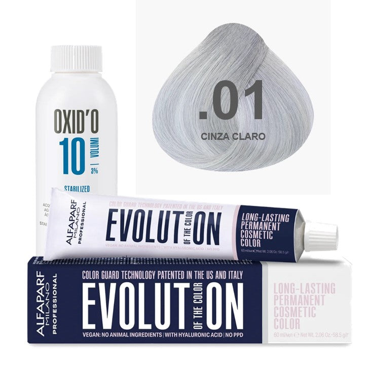 Kit Coloração Alfaparf Evolution Harmonizers + Ox de Sua Preferência