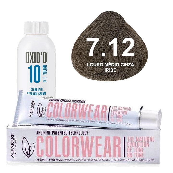 Kit Tonalizante Alfaparf Color Wear Marrons Frios + Ox de Sua Preferência