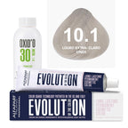 Kit Coloração Alfaparf Evolution Marrons Frios + Ox de Sua Preferência