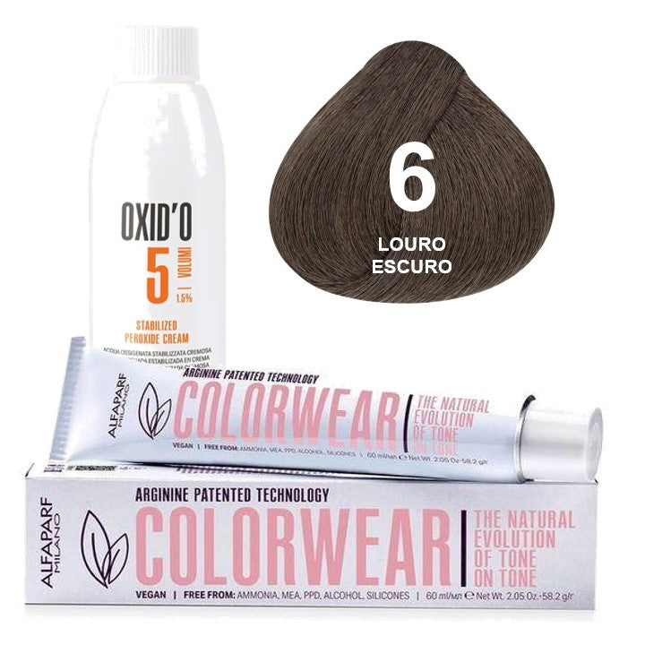Kit Tonalizante Alfaparf Color Wear Naturais + Ox de Sua Preferência