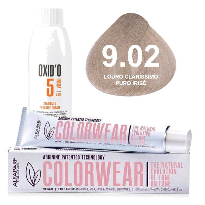 Kit Tonalizante Alfaparf Color Wear Marrons Frios + Ox de Sua Preferência