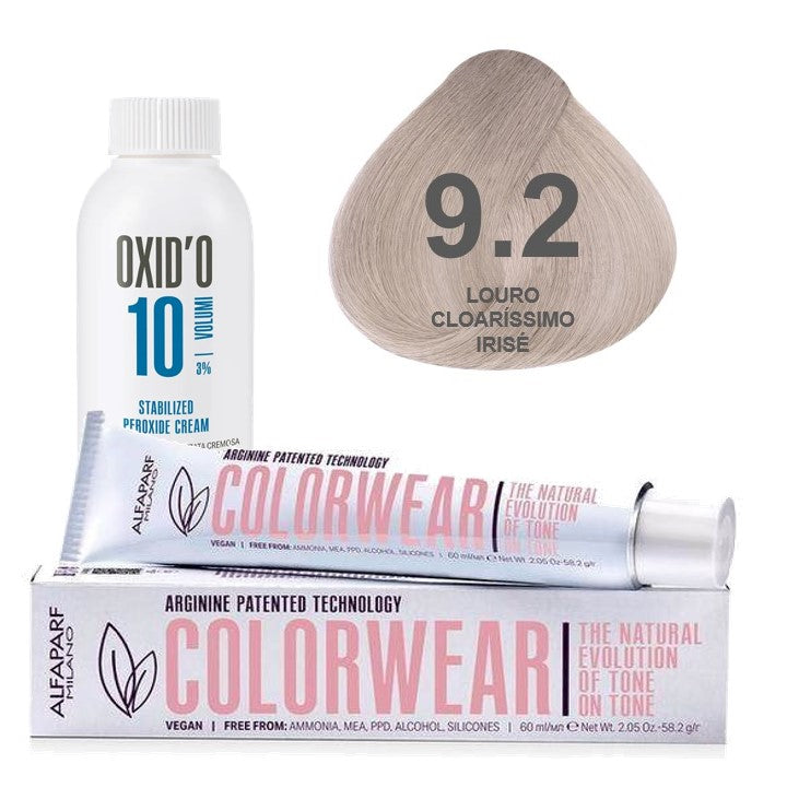 Kit Tonalizante Alfaparf Color Wear Marrons Frios + Ox de Sua Preferência
