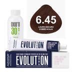 Kit Coloração Alfaparf Evolution Vermelhos + Ox de Sua Preferência