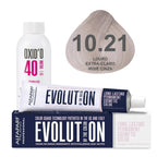 Kit Coloração Alfaparf Evolution Marrons Frios + Ox de Sua Preferência