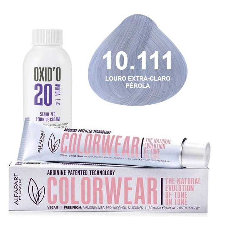 Kit Tonalizante Alfaparf Color Wear Marrons Frios + Ox de Sua Preferência