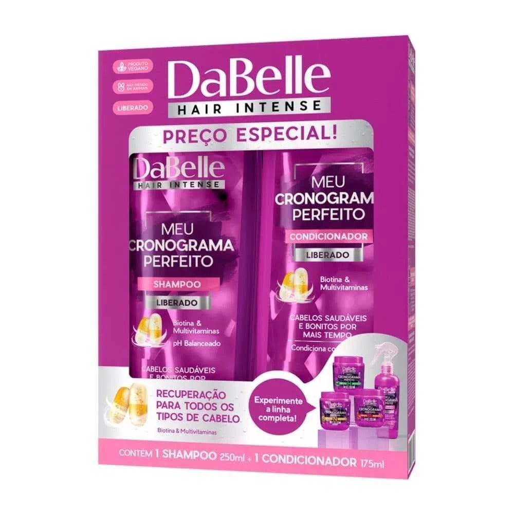 Kit Dabelle Shampoo 250ml + Condicionador 200ml. Escolha o seu.