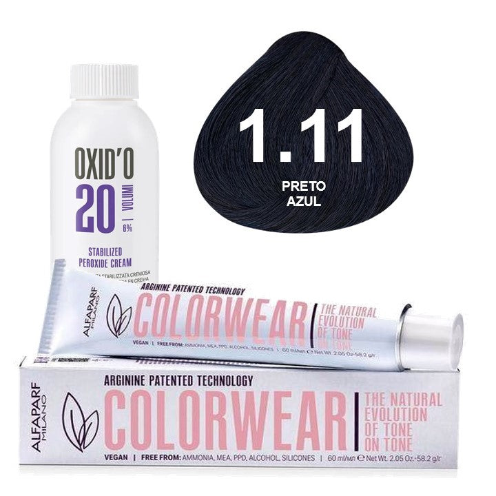 Kit Tonalizante Alfaparf Color Wear Marrons Frios + Ox de Sua Preferência