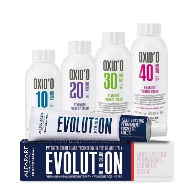 Kit Coloração Alfaparf Evolution Corretores e Boosters + Ox de Sua Preferência —  Alfaparf Milano