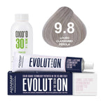 Kit Coloração Alfaparf Evolution Marrons Frios + Ox de Sua Preferência