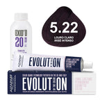 Kit Coloração Alfaparf Evolution Marrons Frios + Ox de Sua Preferência
