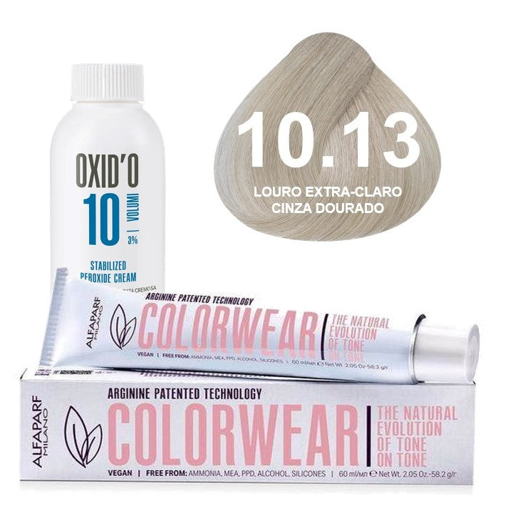 Kit Tonalizante Alfaparf Color Wear Louro e Especiais + Ox de Sua Preferência