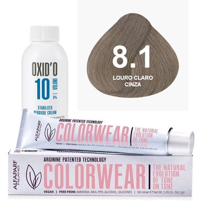 Kit Tonalizante Alfaparf Color Wear Marrons Frios + Ox de Sua Preferência