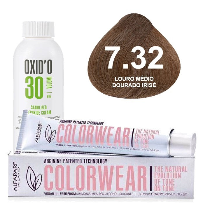 Kit Tonalizante Alfaparf Color Wear Marrons Quentes + Ox de Sua Preferência