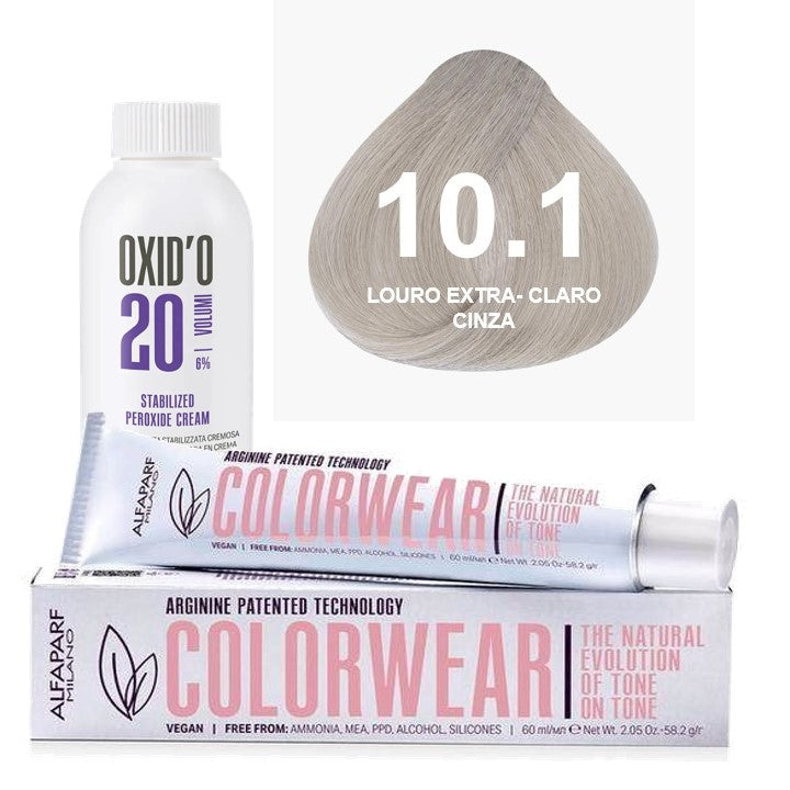 Kit Tonalizante Alfaparf Color Wear Marrons Frios + Ox de Sua Preferência