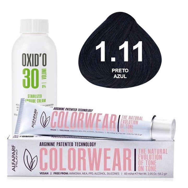 Kit Tonalizante Alfaparf Color Wear Marrons Frios + Ox de Sua Preferência