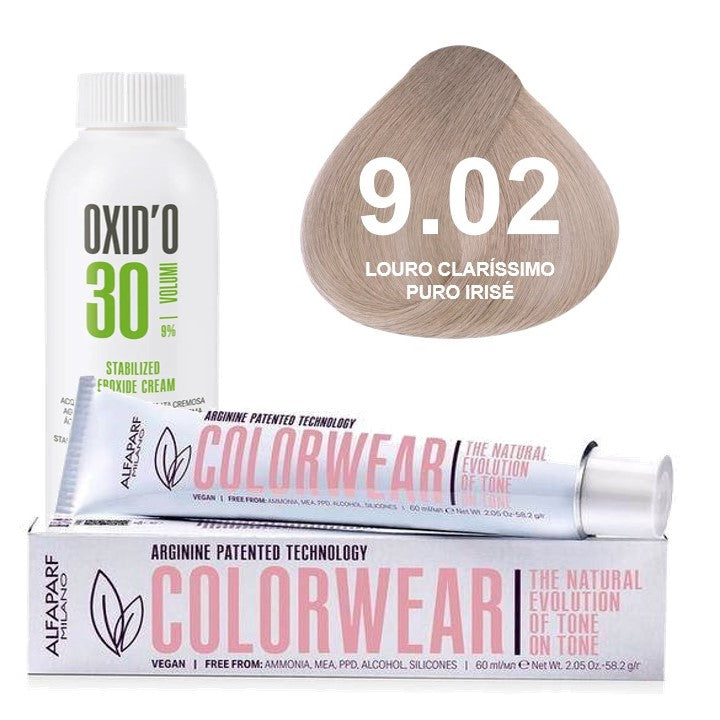Kit Tonalizante Alfaparf Color Wear Marrons Frios + Ox de Sua Preferência