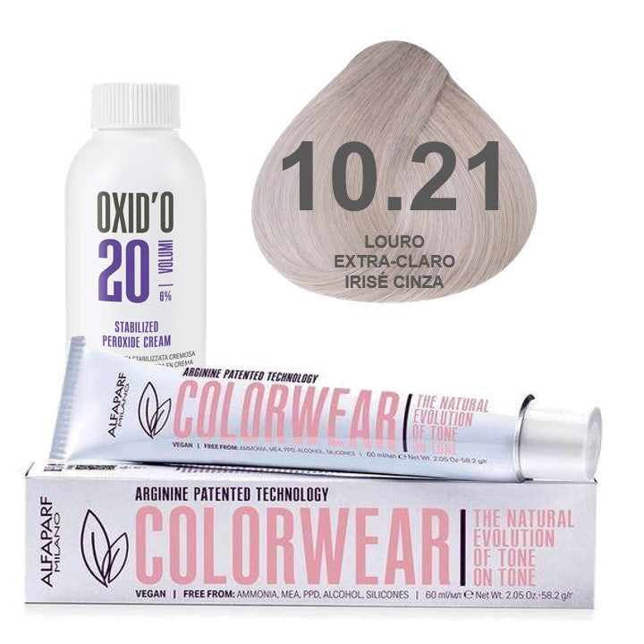 Kit Tonalizante Alfaparf Color Wear Marrons Frios + Ox de Sua Preferência