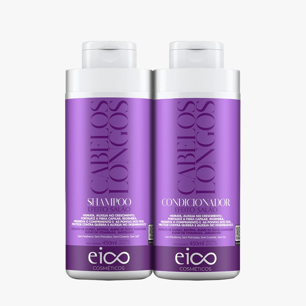 Kit Eico Shampoo + Condicionador 450ml. Escolha o seu.